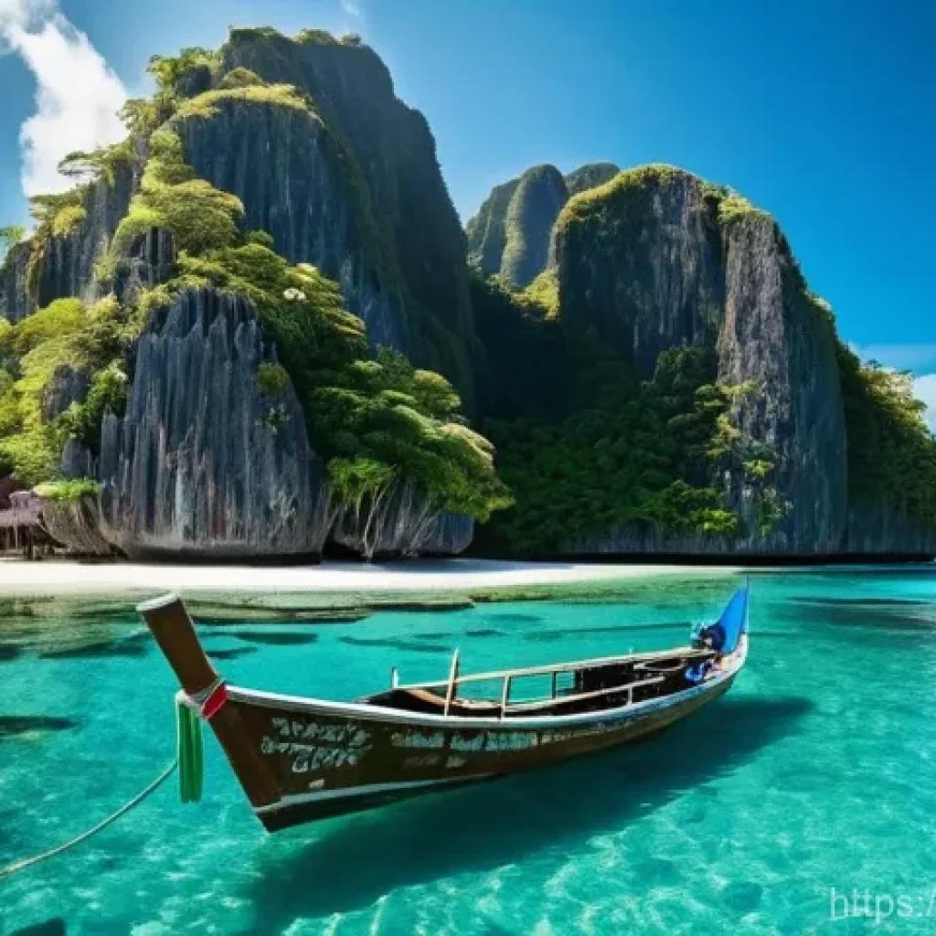 필리핀 관광객 증가 현황 - **Prompt:** A breathtaking panoramic view of El Nido, Palawan, featuring a traditional Filipino "ban...